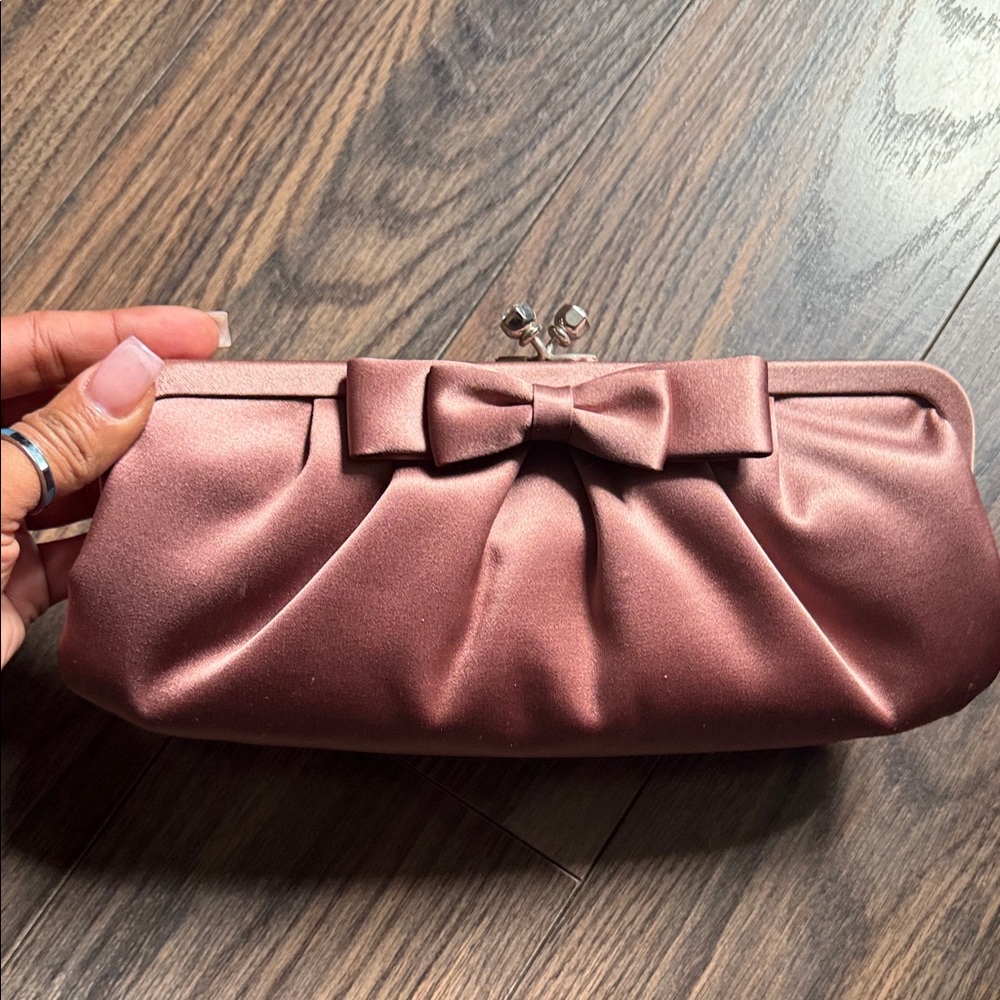 Vintage y2k Evening Blush Pink Clutch